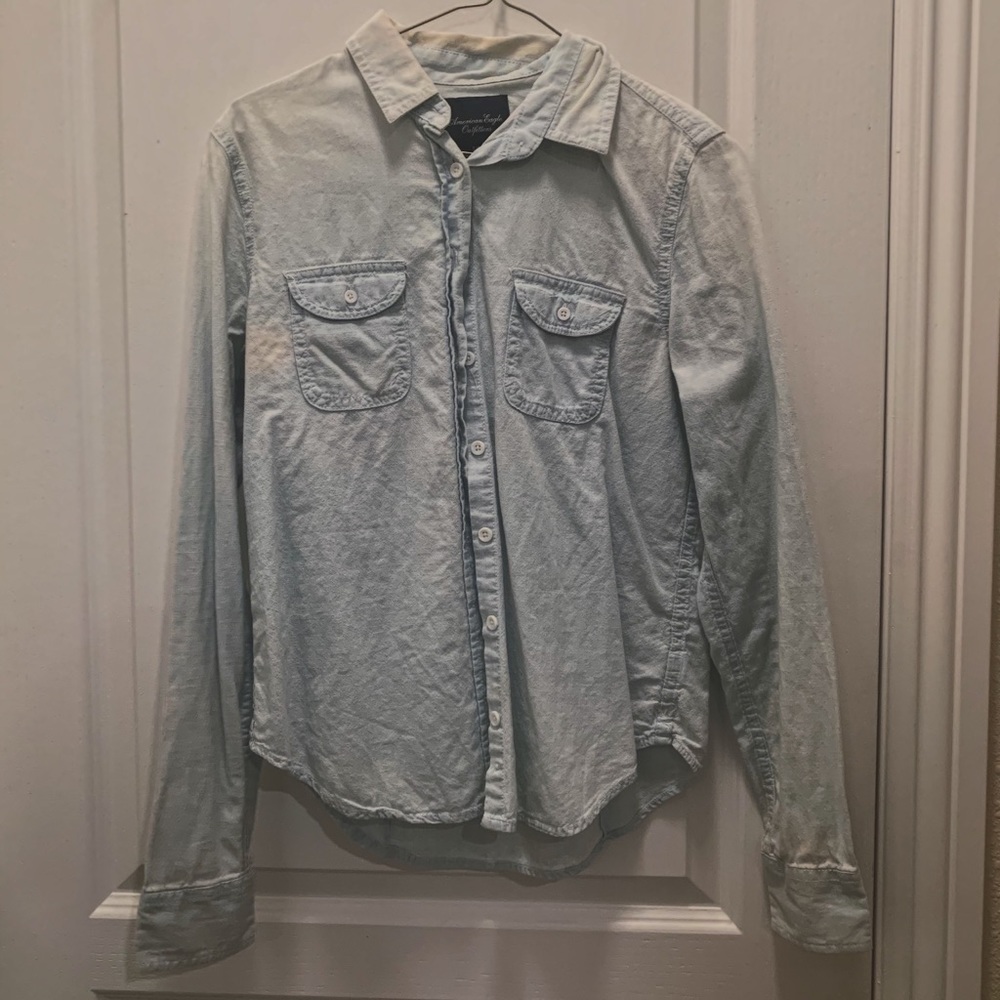 Faded Jean Blouse